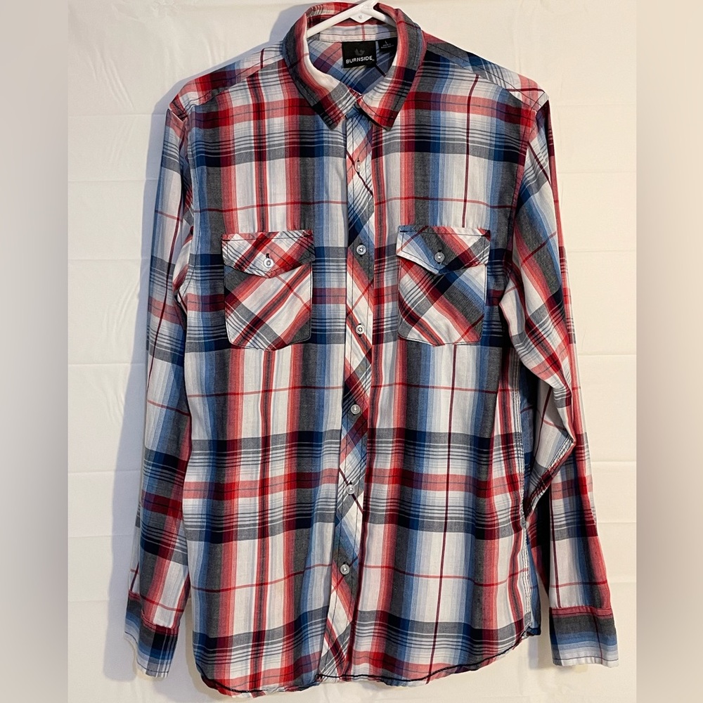 Men’s Burnside Long Sleeve Shirt - Size Large